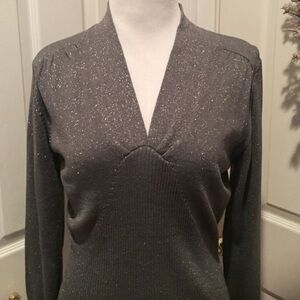 Gray top with sparkle